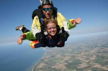 Notre zone d'activité pour ce service Prix 2026 pour faire un saut en chute libre en tandem